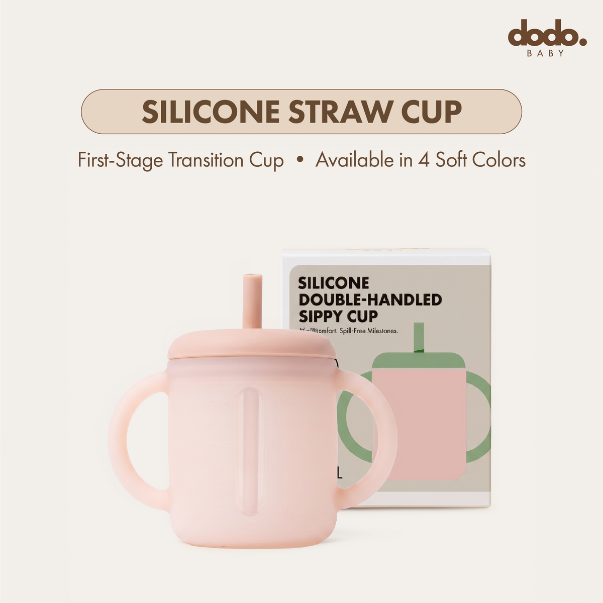 Dodo Baby Silicone Sippy Cup