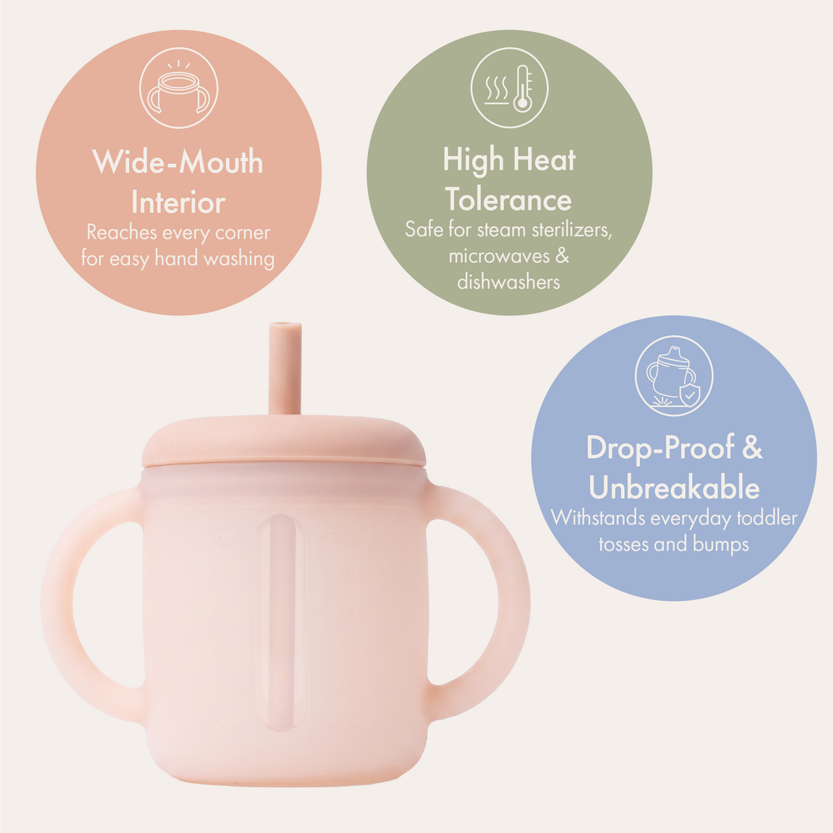 Dodo Baby Silicone Sippy Cup