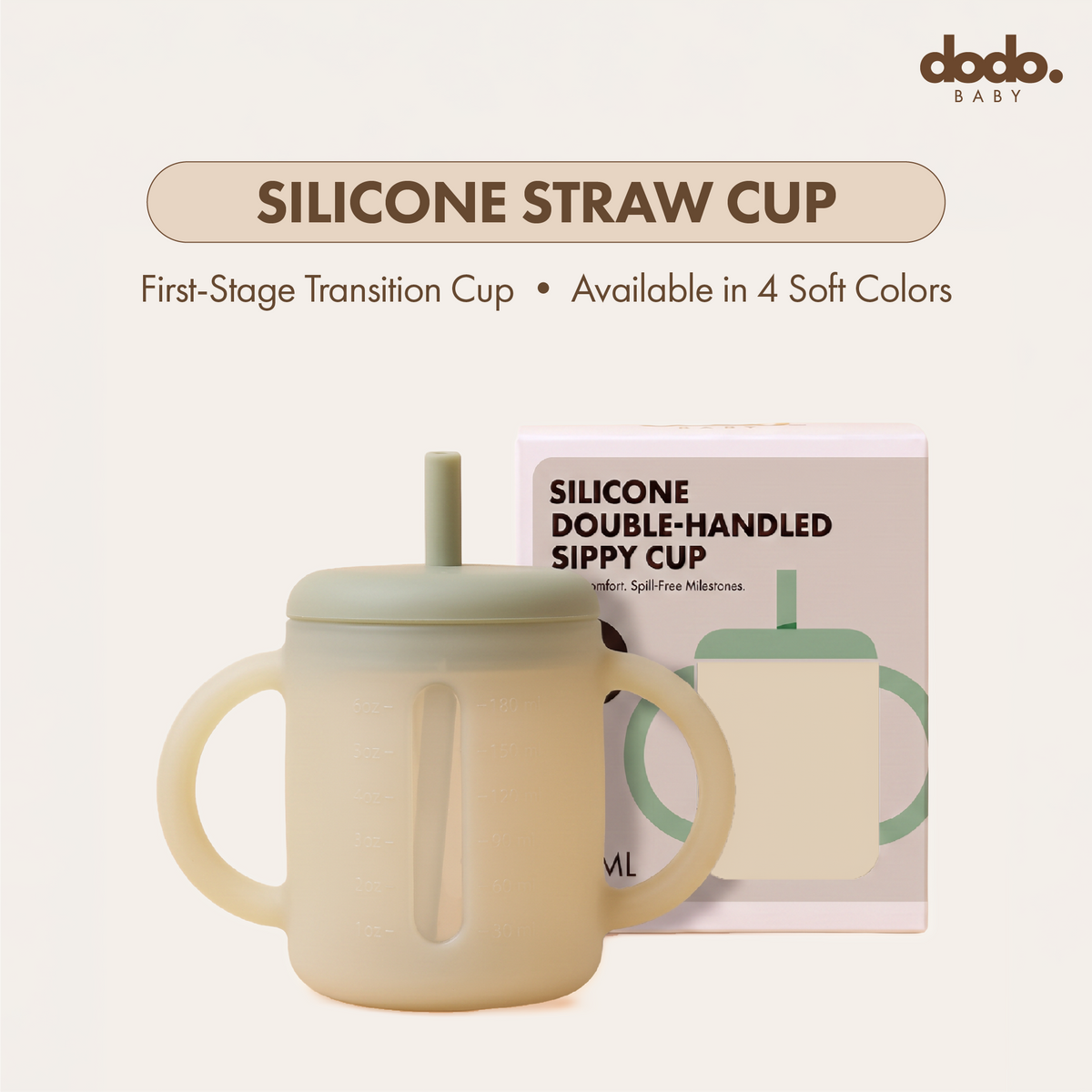 Dodo Baby Silicone Sippy Cup
