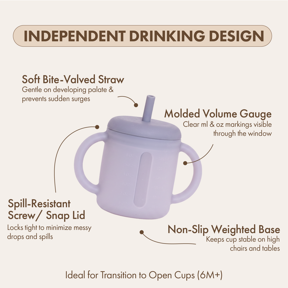 Dodo Baby Silicone Sippy Cup