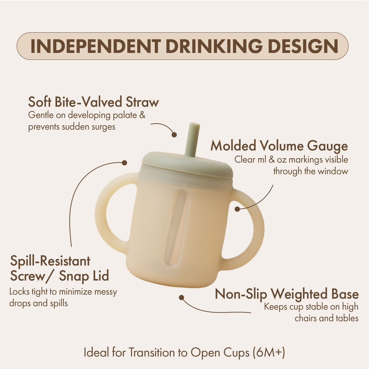 Dodo Baby Silicone Sippy Cup
