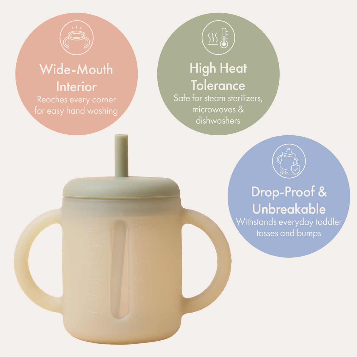 Dodo Baby Silicone Sippy Cup