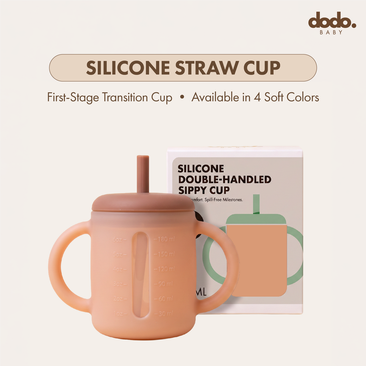 Dodo Baby Silicone Sippy Cup