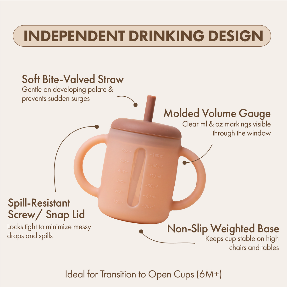 Dodo Baby Silicone Sippy Cup