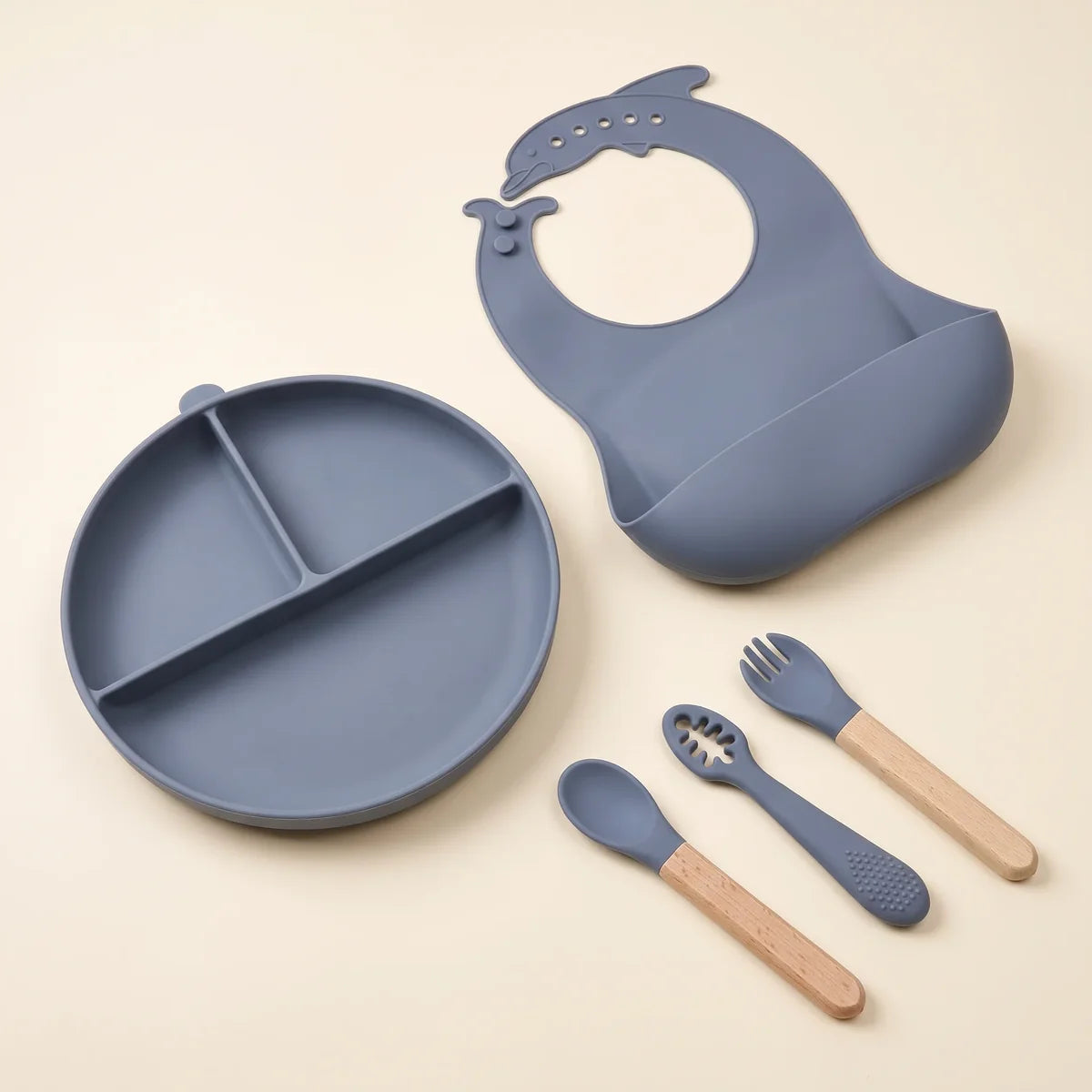 Feeding Plate Set | Powder Blue