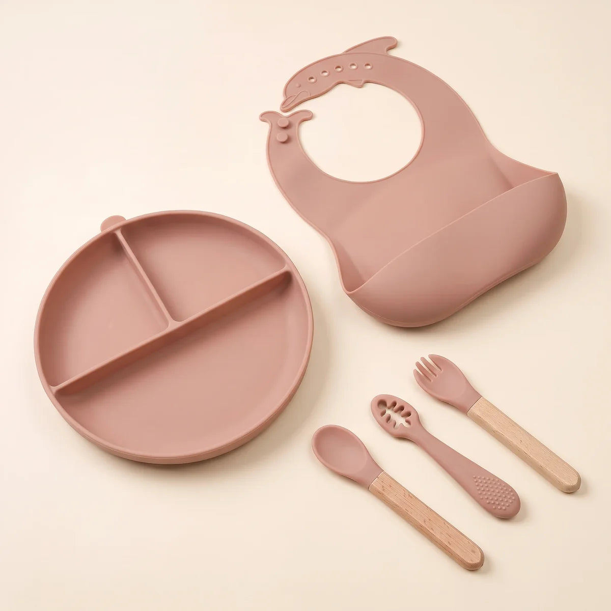 Feeding Plate Set | Blush Pink