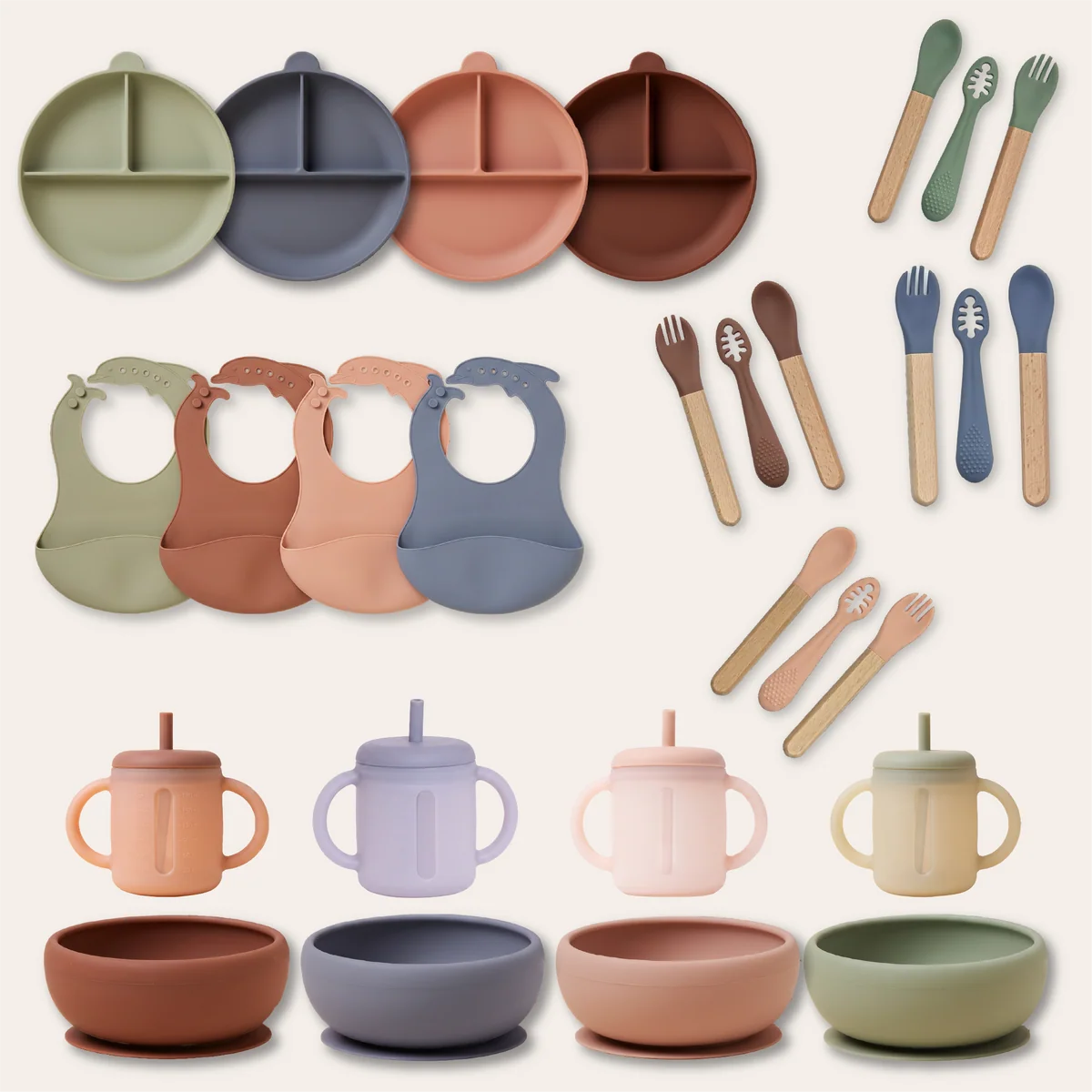 Complete Feeding Set | Cocoa Brown
