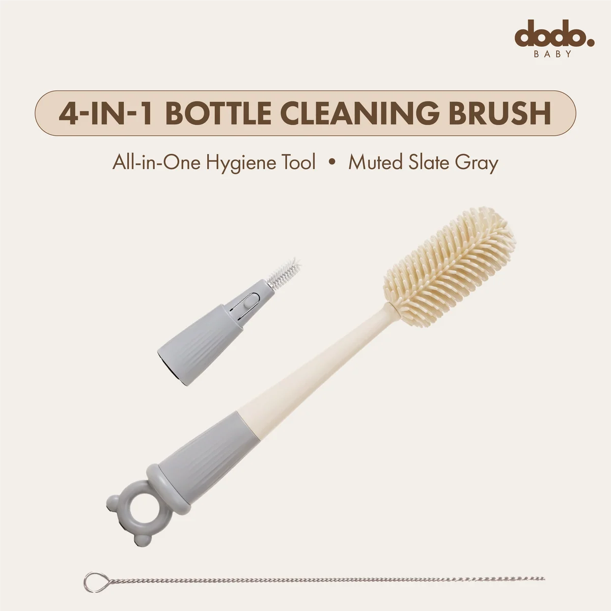 4-in-1 360 degree Bottle Cleaning Brush