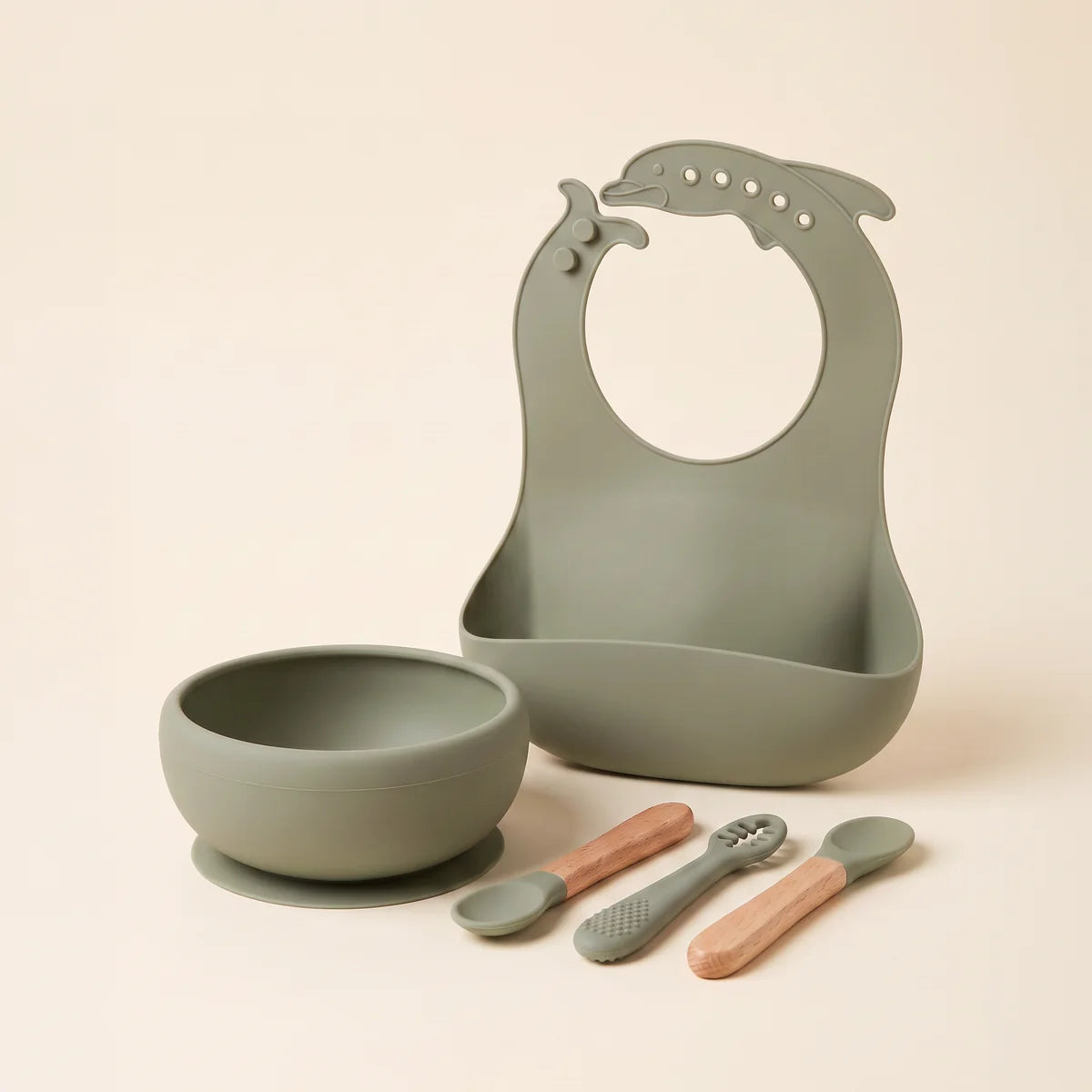 Feeding Bowl Set | Sage Green