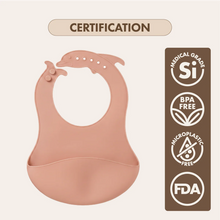 Silicone Catch-All Bib | Blush Pink