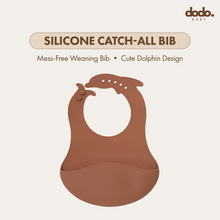 Silicone Catch-All Bib | Cocoa Brown