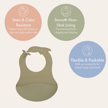 Silicone Catch-All Bib | Sage Green