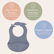 Silicone Catch-All Bib | Powder Blue