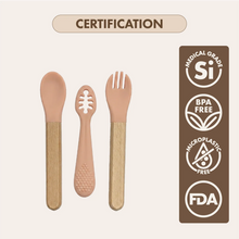 Silicone Cutlery Set | Blush Pink