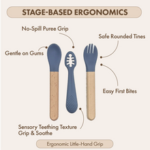 Silicone Cutlery Set | Powder Blue
