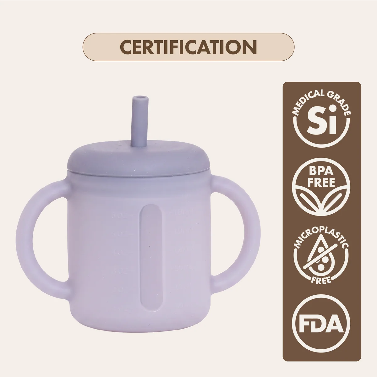 Silicone Sippy Cup | Powder Blue