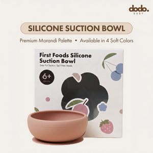 Silicone Suction Feeding Bowl | Blush Pink