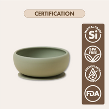Silicone Suction Feeding Bowl | Sage Green