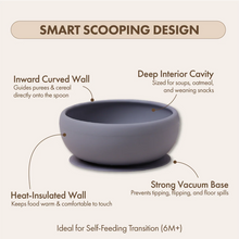 Silicone Suction Feeding Bowl | Powder Blue