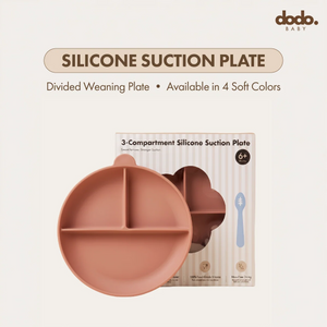 Silicone Suction Feeding Plate | Blush Pink