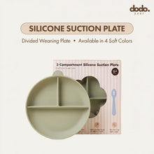 Silicone Suction Feeding Plate | Sage Green
